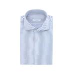 2dekans | PROFUOMO HEMD BLAUW STREEP Maat 27/31, Kleding | Heren, Overhemden, Ophalen of Verzenden, Nieuw, Blauw, Profuomo