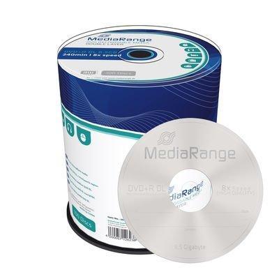 MediaRange DVD+R DL 8.5 GB 100 stuks, Computers en Software, Beschrijfbare discs, Verzenden