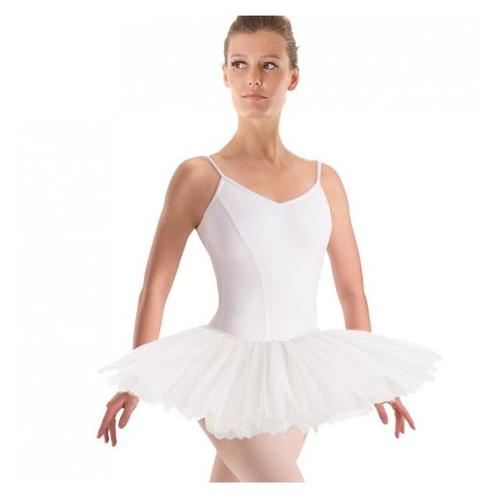 Wit balletpak met tutu - Wit - Tutu van tule - Nylon/spandex, Sport en Fitness, Ballet, Verzenden