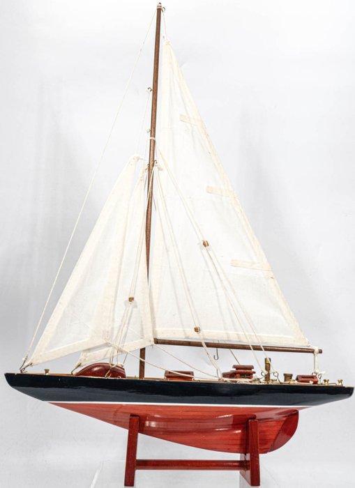 Modelschip - Karibikyacht/Segelboot  Höhe 54cm - Länge 38cm, Antiek en Kunst, Curiosa en Brocante