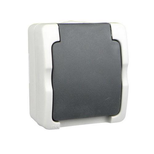 Ratio Spatwaterdicht Wandcontactdoos, Doe-het-zelf en Verbouw, Elektra en Kabels, Stopcontact, Nieuw