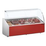 GGM Gastro | Koelvitrine - 2500mm - Donkerrood voorpaneel |, Verzenden, Nieuw in verpakking, Decoratie