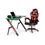 Modern Home gaming desk met RGB LED verlichting - game, Ophalen of Verzenden, Nieuw