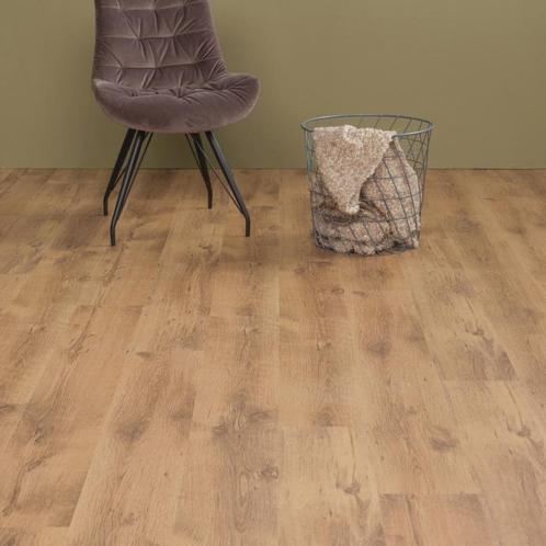 UITVERKOOP | Middenbruin klik-PVC vloer v.a. €7,98 per m², Huis en Inrichting, Stoffering | Vloerbedekking, Wit, Crème, Beige
