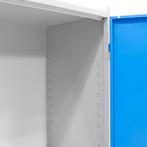 Gebruikte Materiaalkasten 2 deuren (cilindersluiting), Huis en Inrichting, Kasten | Lockerkasten, Ophalen of Verzenden, Gebruikt