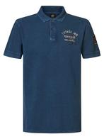 SALE -33% | Petrol Industries Poloshirt donkerblauw | OP=OP, Kleding | Heren, T-shirts, Nieuw, Verzenden