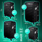 Kesser® 4-delige set koffers met harde schaal, Hard Shell Ba, Verzenden, Nieuw