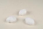 Bolletjes WIT mos 1 maat +/- 7 cm. Bolletjes WIT m, Hobby en Vrije tijd, Ophalen of Verzenden, Nieuw