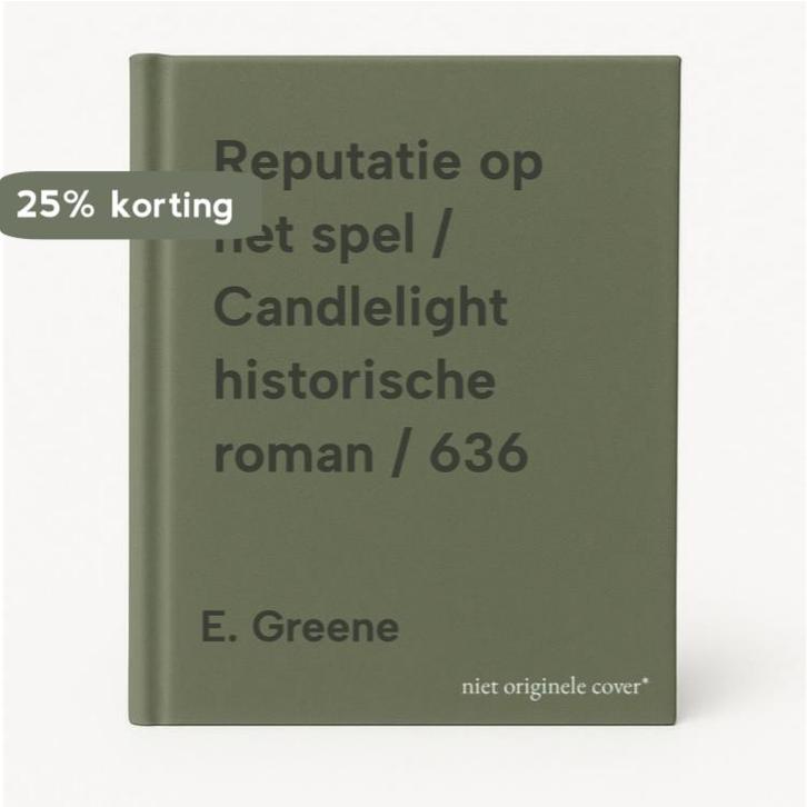Reputatie op het spel / Candlelight historische roman / 636, Boeken, Historische romans, Gelezen, Verzenden