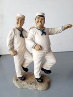 Beeldje, Laurel and Hardy - 31 cm - Composiet, Antiek en Kunst