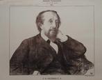 Portrait of Petrus Hermannus Hugenholtz Jr., Antiek en Kunst, Kunst | Etsen en Gravures