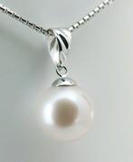 Zonder Minimumprijs - Hanger - 18 karaat Witgoud Parel -, Sieraden, Tassen en Uiterlijk, Antieke sieraden