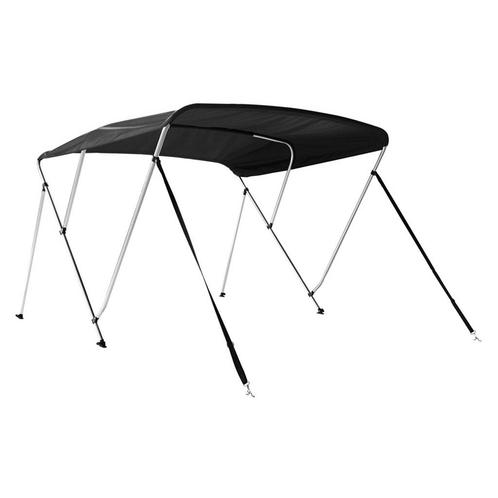 Biminitop Deluxe 3 boog. Zwart doek-Breedte 170 - 183 cm, Watersport en Boten, Accessoires en Onderhoud, Nieuw, Ophalen of Verzenden
