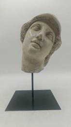 sculptuur, Testa di Atena - 38 cm - marmerstof, Antiek en Kunst, Antiek | Keramiek en Aardewerk