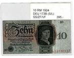 Duitsland 10 Reichsmark 30.8.1924 (post-inflatie)   ZELDZAAM