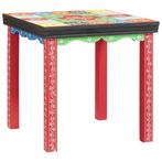vidaXL Nesttafel Bruin 50 x 50 x 50 cm Massief mangohout, Huis en Inrichting, Tafels | Bijzettafels, Verzenden, Nieuw, Hout