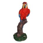 Decoratie rode papegaai 32 cm - Decoratie vogels, Huis en Inrichting, Woonaccessoires | Overige, Ophalen of Verzenden, Nieuw