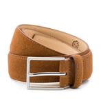 Suède heren riem Bobby - duo pack - Cognac & - Maat: 95 cm, 95 tot 105 cm, Overige kleuren, Verzenden, Echt leder