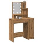 vidaXL Kaptafel met LED-verlichting 86,5x35x136 cm, Minder dan 50 cm, 50 tot 100 cm, Verzenden, Nieuw