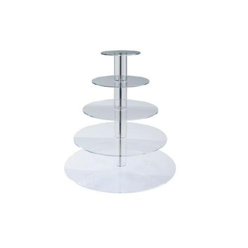 Martellato Taartstandaard Plexiglas 5 etages, Hobby en Vrije tijd, Taarten en Cupcakes maken, Nieuw, Verzenden