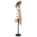 vidaXL Kapstok 177 cm gepoedercoat ijzer zwart, Verzenden, Nieuw