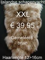 Schapenvacht IJSLANDSE Gemêleerde Bruin GROOT Moeflon €39,95, Huis en Inrichting, Ophalen of Verzenden, Nieuw