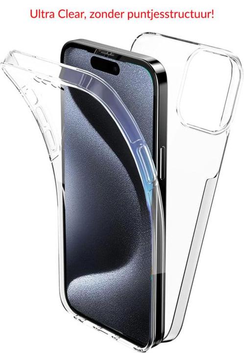 iPhone 16 Pro 360° Ultra Clear Hybrid PC + TPU Hoesje, Telecommunicatie, Mobiele telefoons | Hoesjes en Frontjes | Apple iPhone