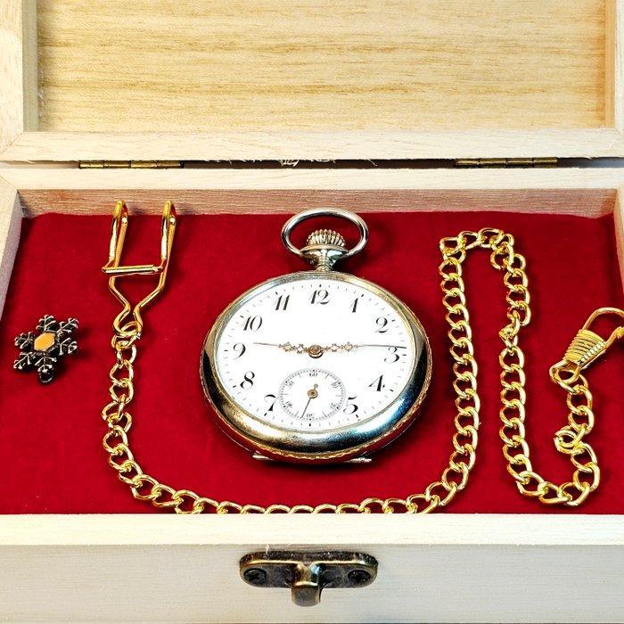Remontoir 1896. - pocket watch No Reserve Price - 1850-1900, Sieraden, Tassen en Uiterlijk, Horloges | Heren