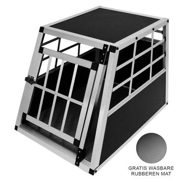 Hondenkooi voor auto - Alumunium - Medium: 54x69x50 cm - 1 beschikbaar voor biedingen