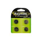 Raymax Lithium knoopcel CR2032 - 3V - 4 stuks - veelzijdi..., Ophalen of Verzenden, Nieuw