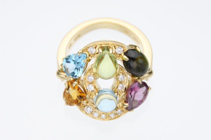 Bvlgari - Cocktailring - 18 karaat Geel goud Gemengde, Sieraden, Tassen en Uiterlijk, Antieke sieraden