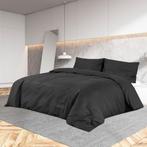 Dekbedovertrek 260x220 Zwart Katoen | Retourdeal | 35% Ko..., Huis en Inrichting, Zwart, Dekbedovertrek, Ophalen of Verzenden