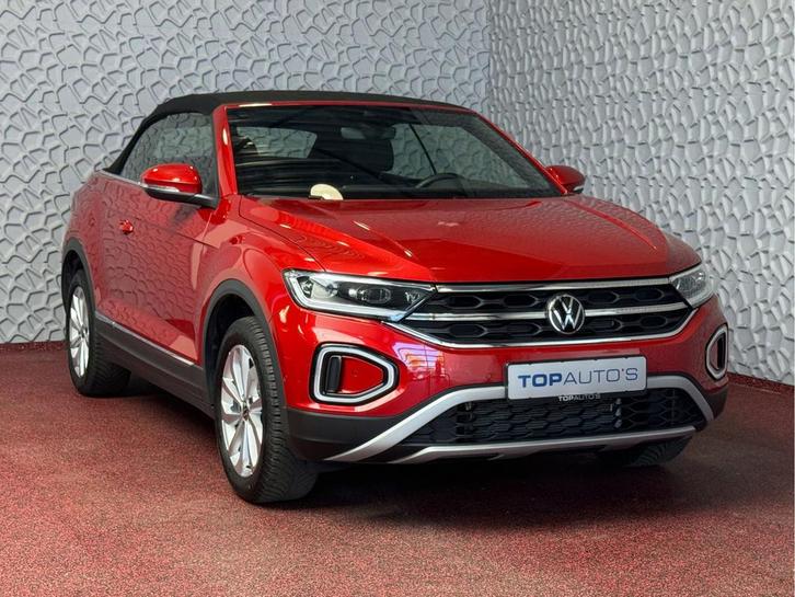 Zakelijke Lease |  Volkswagen T-Roc Cabrio TSI VIR.COCKPIT C, Auto's, Volkswagen, Onderhoudsboekje, Lease, Zwart, Handgeschakeld