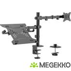Gembird MA-DA-03 monitor en laptop bureau steun 32  Zwart, Computers en Software, Monitoren, Verzenden, Nieuw, Gembird