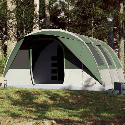 vidaXL Tunneltent 7-persoons waterdicht groen, Caravans en Kamperen, Tenten, Nieuw, tot en met 2, Verzenden