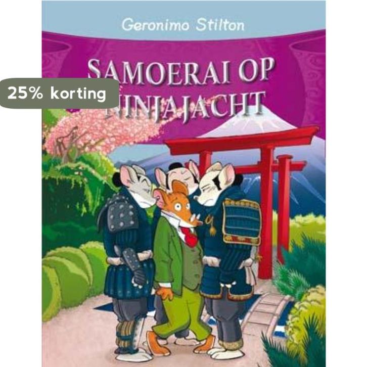 Samoerai op ninjajacht / Geronimo Stilton / 57 9789085922087, Boeken, Kinderboeken | Jeugd | onder 10 jaar, Gelezen, Verzenden