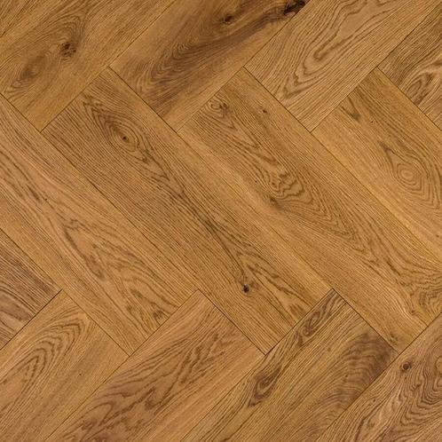 Floer Visgraat Parket Eiken 1-bis Gerookt Naturel Geolied, Huis en Inrichting, Stoffering | Vloerbedekking, Parket, Overige kleuren