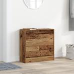 vidaXL Schoenkast Oud Hout 60x21x57 cm Gelaagd Hout, Verzenden, Nieuw