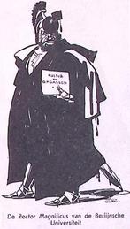 Berlijnse hoogleraar van de oorlog op spotprent (Lithos), Verzenden