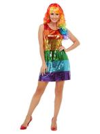 Regenboog Jurk Pailletten, Ophalen of Verzenden, Nieuw