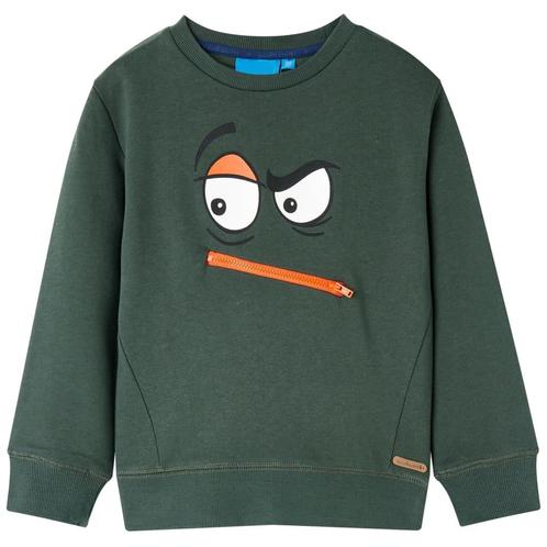 vidaXL Kindertrui 104 donkergroen, Kinderen en Baby's, Kinderkleding | Overige, Nieuw, Verzenden