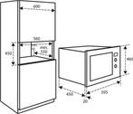 Inventum IMC6132F - Inbouw combi-oven - Hetelucht -, Verzenden, Zo goed als nieuw