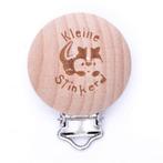 Durable Houten Speenclips 2 stuks  Kleine Stinkerd, Hobby en Vrije tijd, Breien en Haken, Verzenden, Nieuw