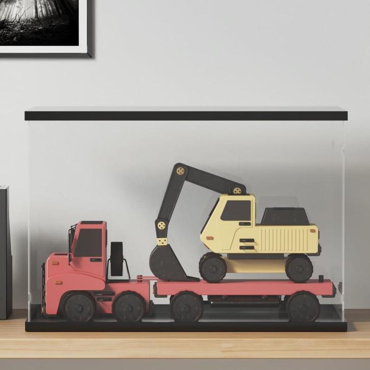 vidaXL Displaybox transparant 56x36x37 cm acryl, Huis en Inrichting, Kasten | Vitrinekasten, Nieuw, Verzenden