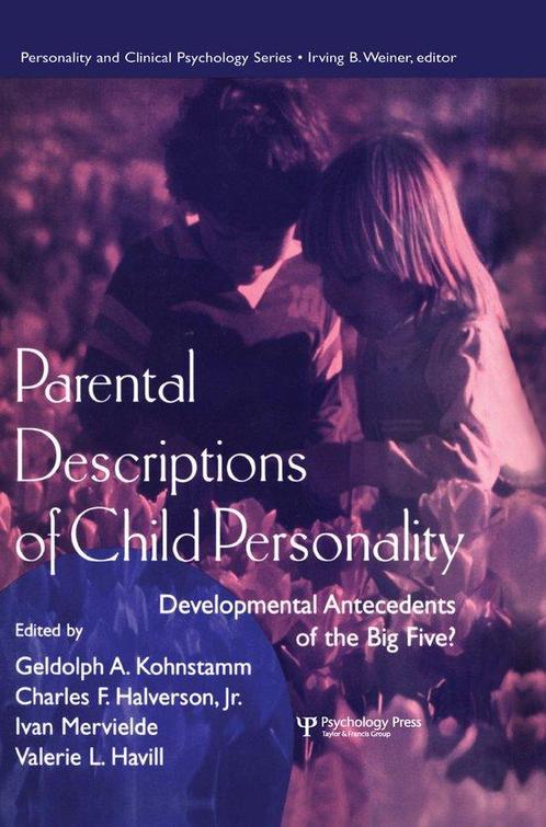 Parental Descriptions of Child Personality 9780805823011, Boeken, Taal | Engels, Gelezen, Verzenden