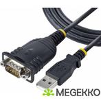 StarTech.com 1m USB Serial Converter Kabel, DB9 Male RS232, Verzenden, Nieuw