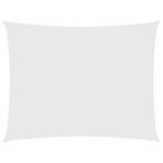 Zonnescherm 4x6m Oxford Wit | Retourdeal 42% Korting, Tuin en Terras, Ophalen of Verzenden, Nieuw, 250 cm tot 450 cm, Overige typen