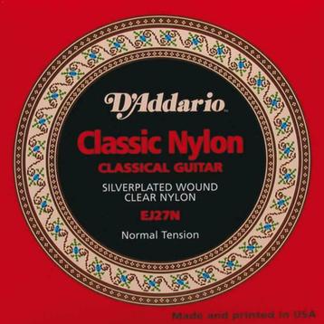 Klassieke gitaarsnaren set DAddario EJ27N, Nylon snaren beschikbaar voor biedingen