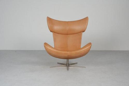 Henrik Pedersen - Fauteuil - IMOLA - Leder, Staal, Antiek en Kunst, Kunst | Designobjecten