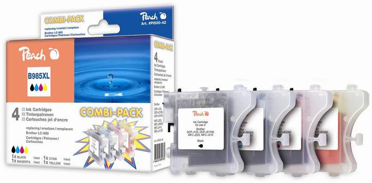 Peach B985XL Brother LC-985) Inktcartrid, Computers en Software, Printers, Verzenden